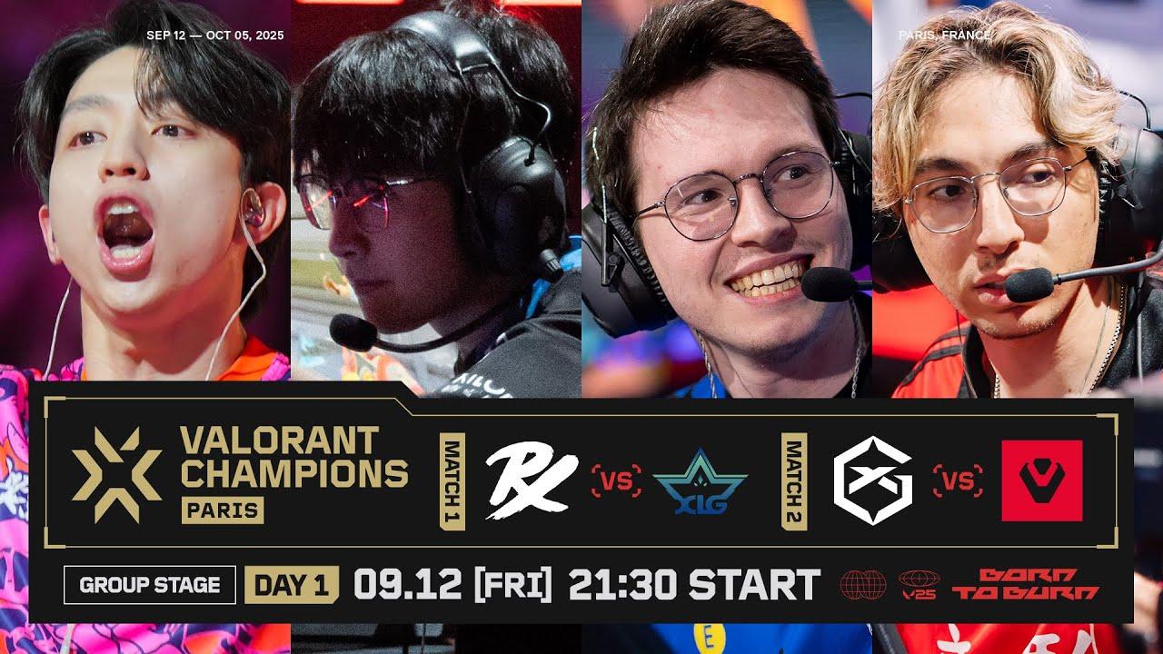 VALORANT Champions Paris — Group Stage Day 1