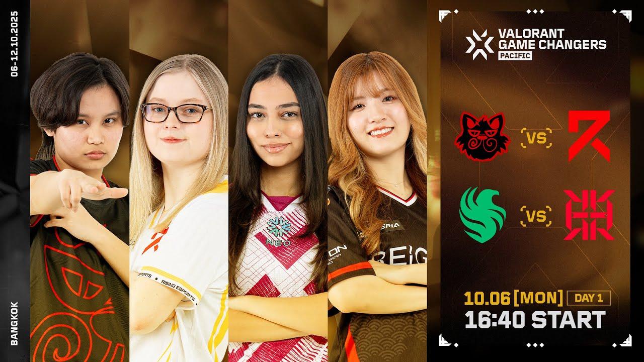 VALORANT Game Changers 2025 Pacific - Day 1