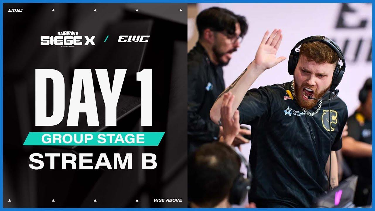 R6 Siege X at EWC 25 - Day 1 -  Group Stage - Stream B