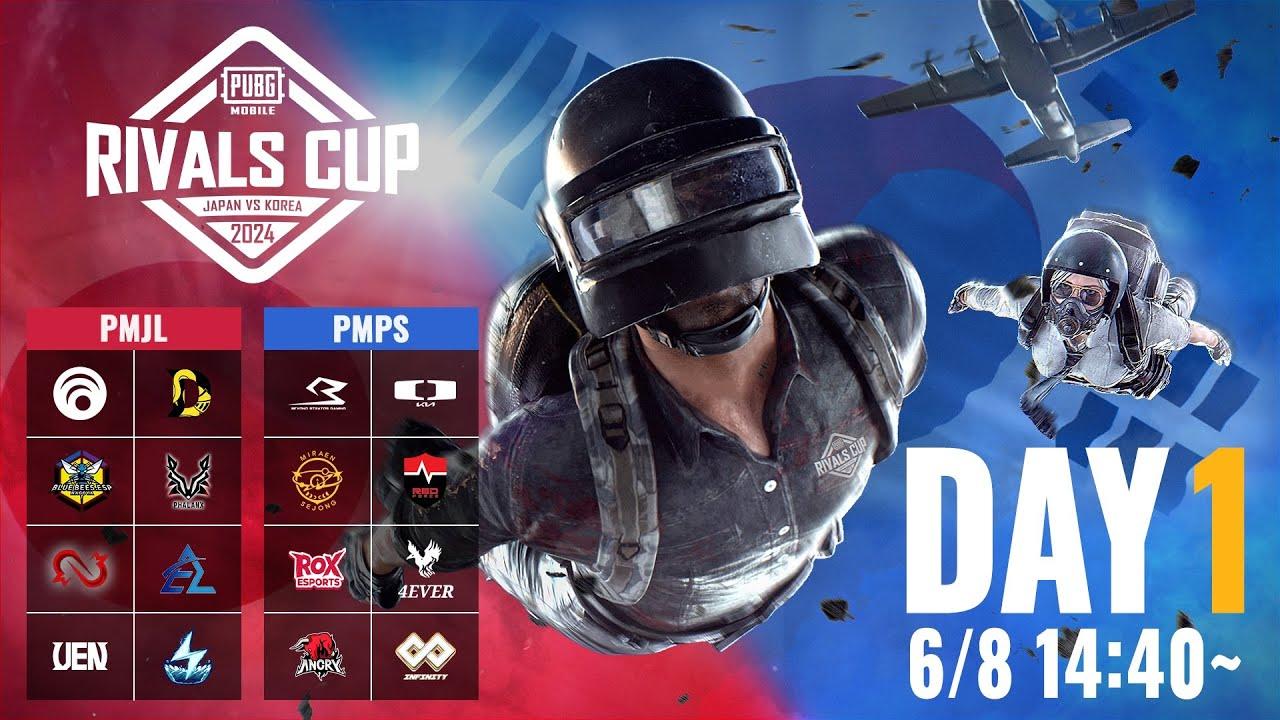 【日韓戦】PUBG MOBILE RIVALS CUP 2024 SEASON1 DAY1