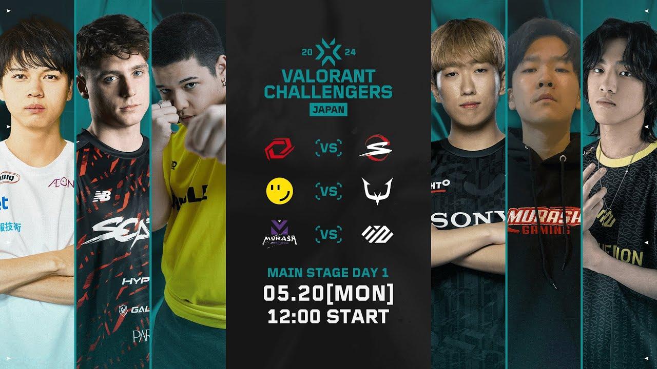 VALORANT Challengers Japan 2024 Split 2 Main Stage Day 1