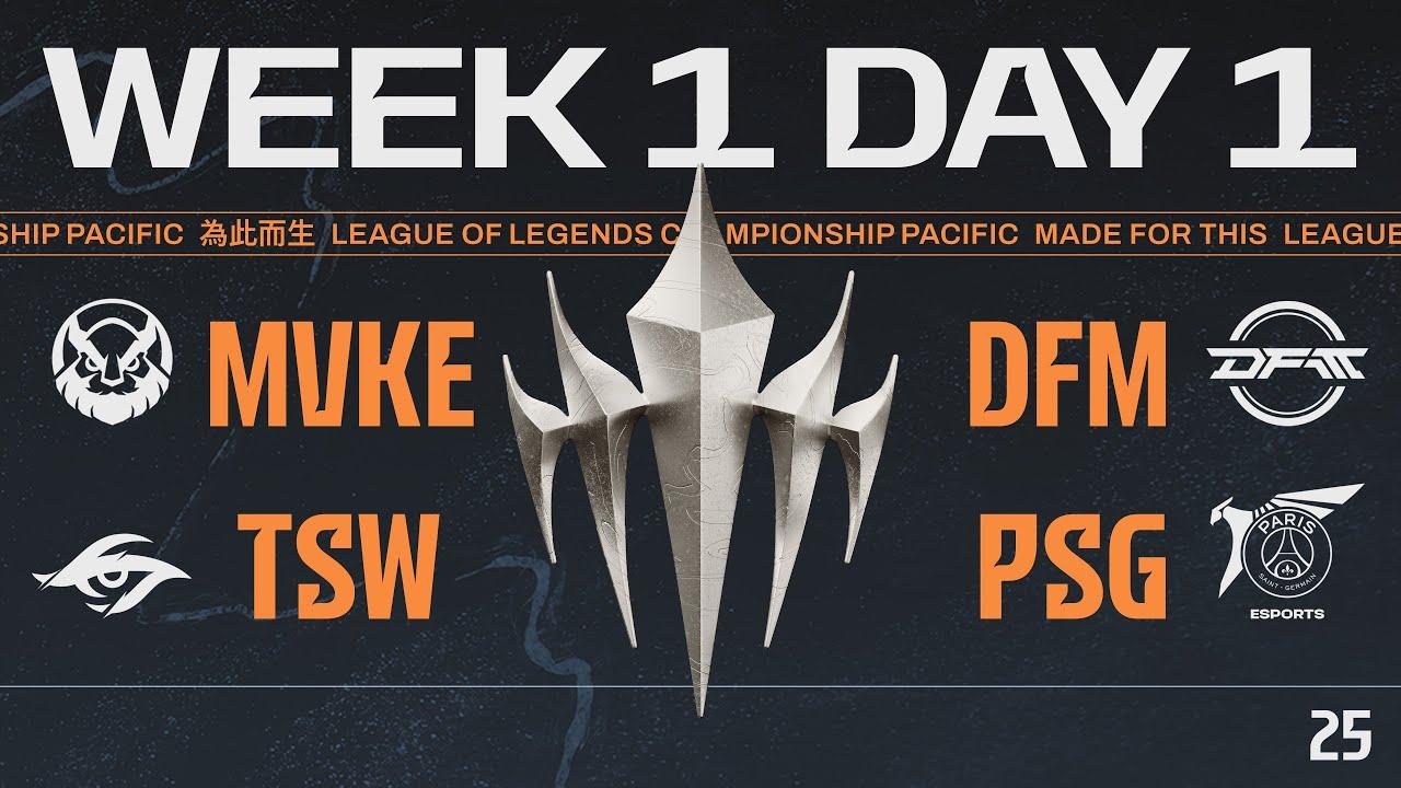 [JP] MVKE vs DFM  - TSW vs PSG | LCP 2025 Season Finals Group Stage Day 1