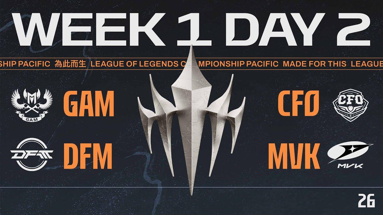 [JP] GAM vs CFO | DFM vs MVK | LCP 2026 Split 1 Regular Season Week 1 Day 2