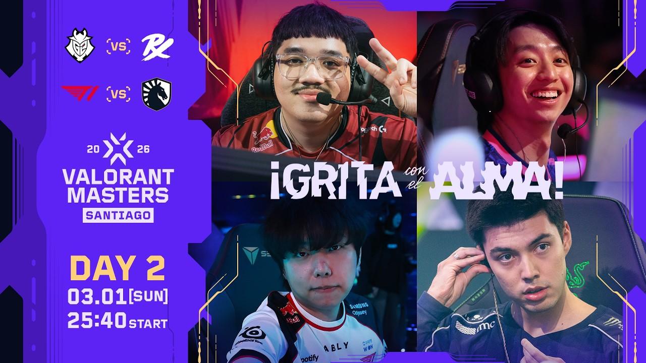 VALORANT Masters Santiago 2026 - Swiss Stage - Day 2