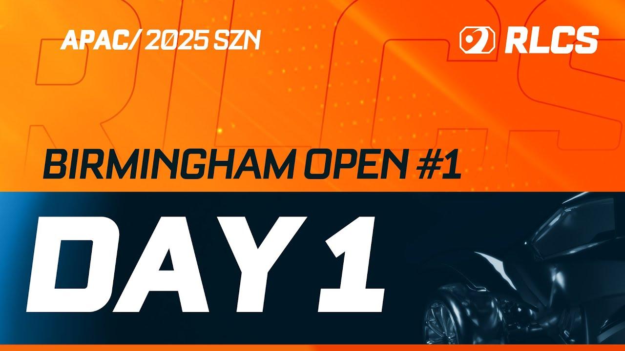 [日本語公式配信] RLCS 2025: Birmingham Open 1 - APAC プレイオフ | Day 1 [JP]