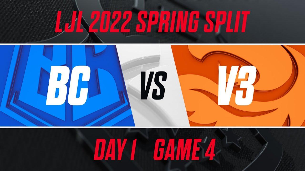 BC vs V3｜LJL 2022 Spring Split Day 1 Game 4