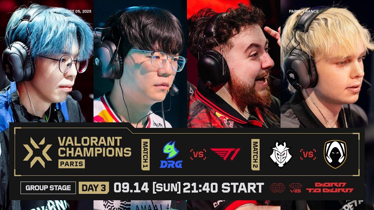 VALORANT Champions Paris — Group Stage Day 3