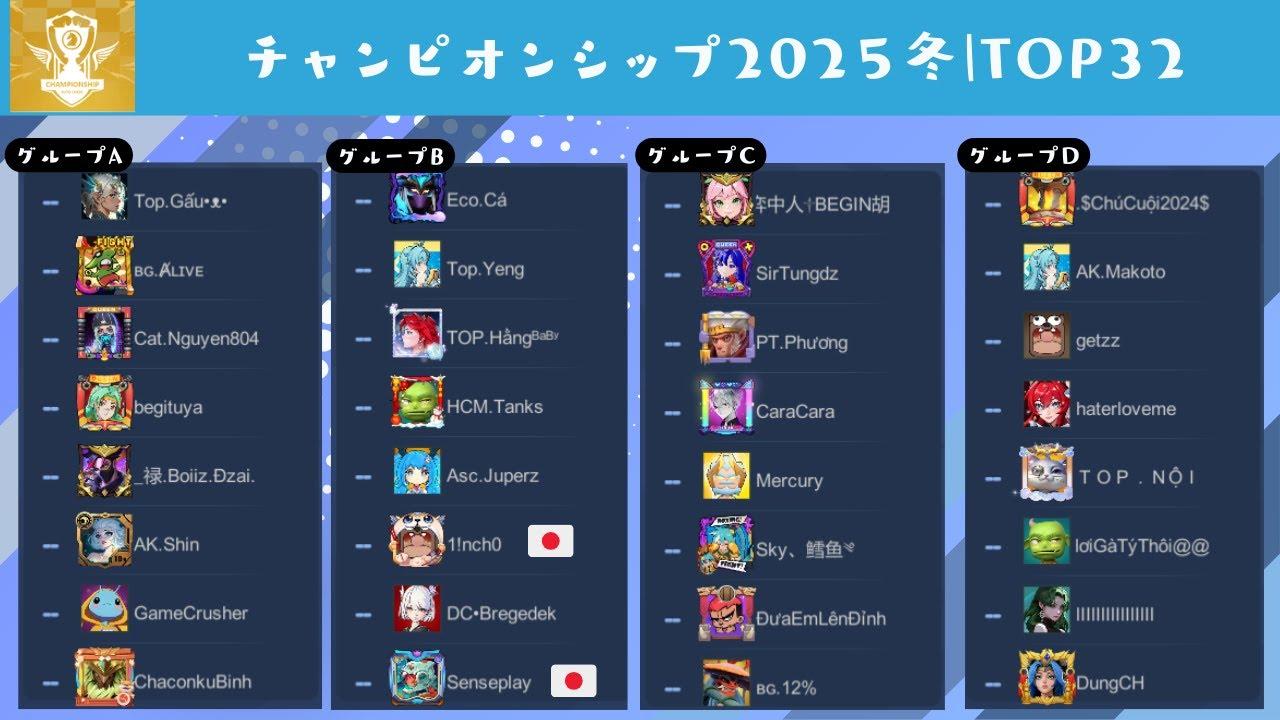 [AutoChess Tournament] チャンピオンシップTOP32 [S29]