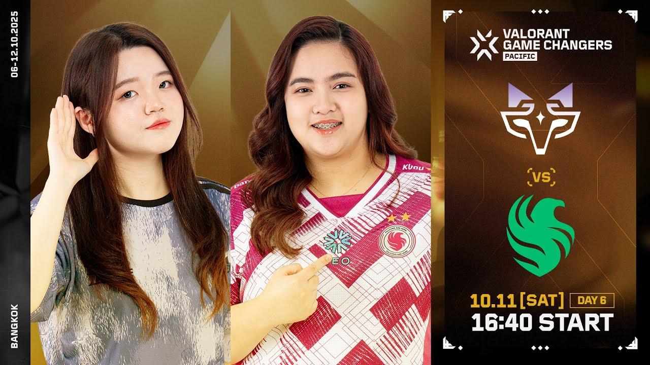 VALORANT Game Changers 2025 Pacific - Lower Finals - Day 6