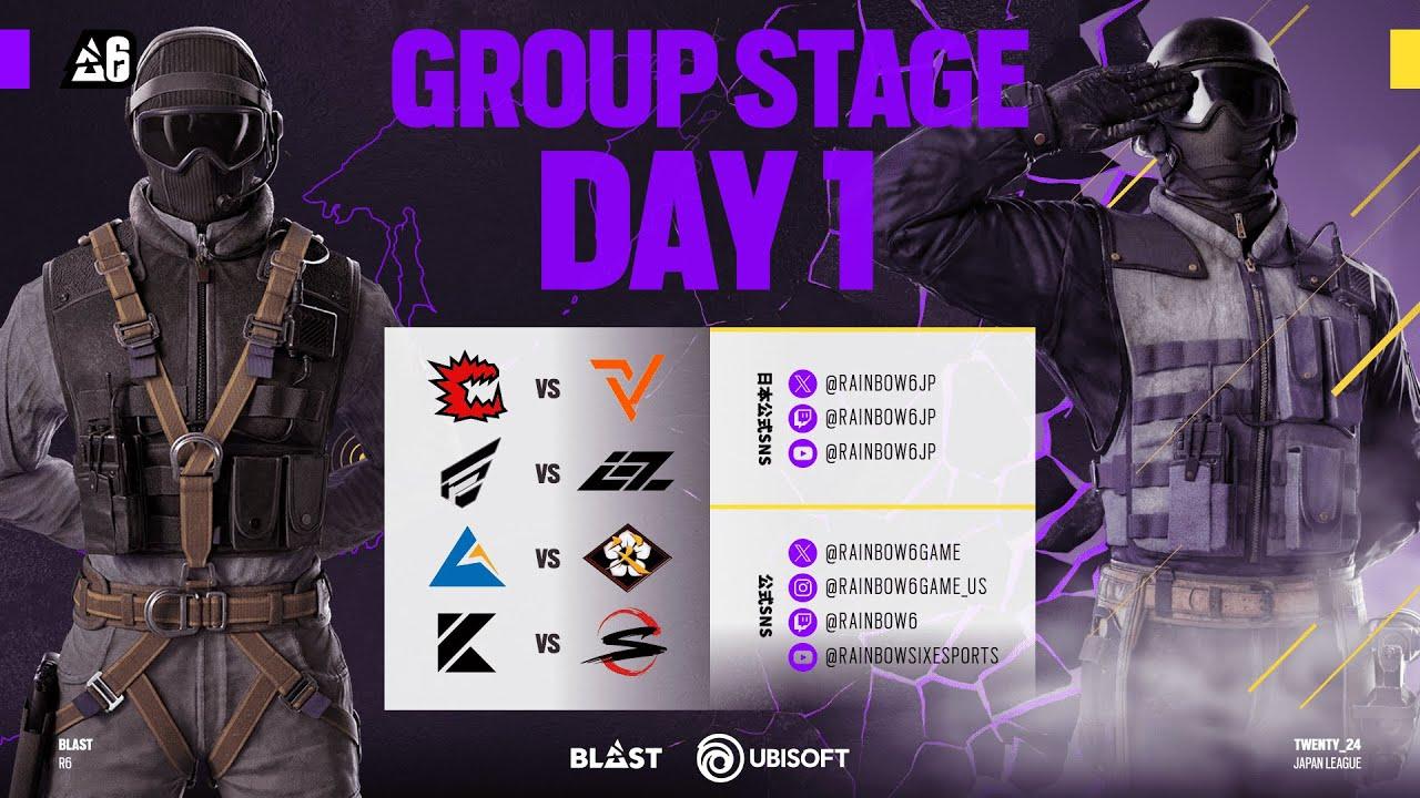 BLAST R6 Japan League 2024 Stage 2 Group Stage Day 1