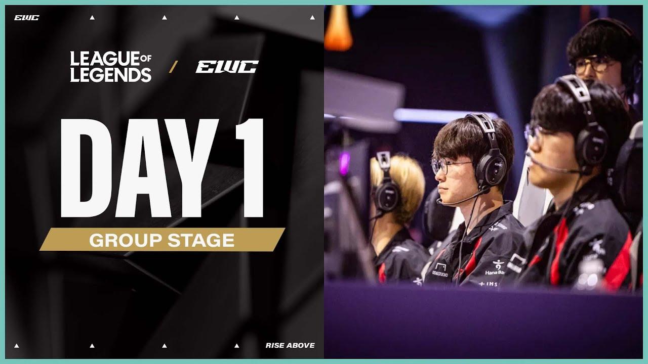 League of Legends at EWC 25 - Day 1 - Group Stage