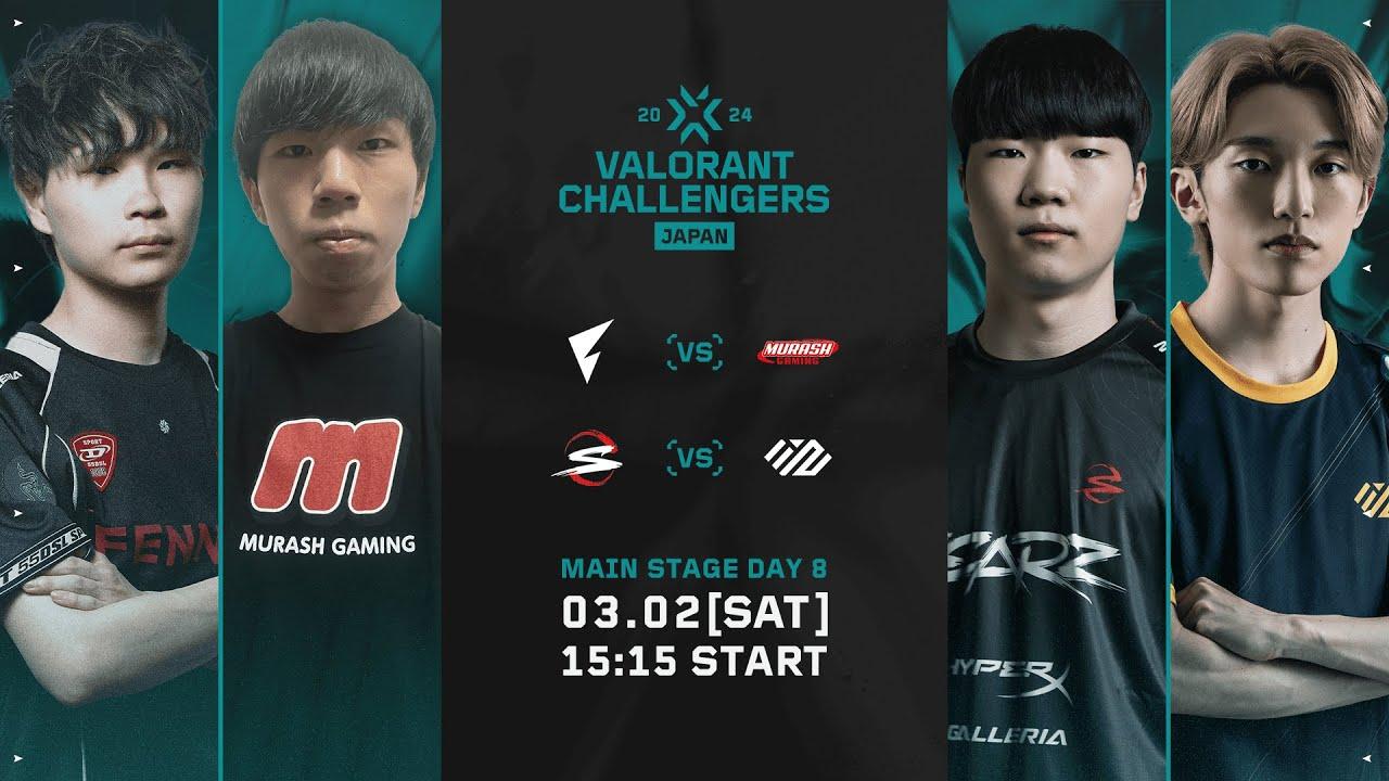VALORANT Challengers Japan 2024 Split 1 Main Stage Day 8