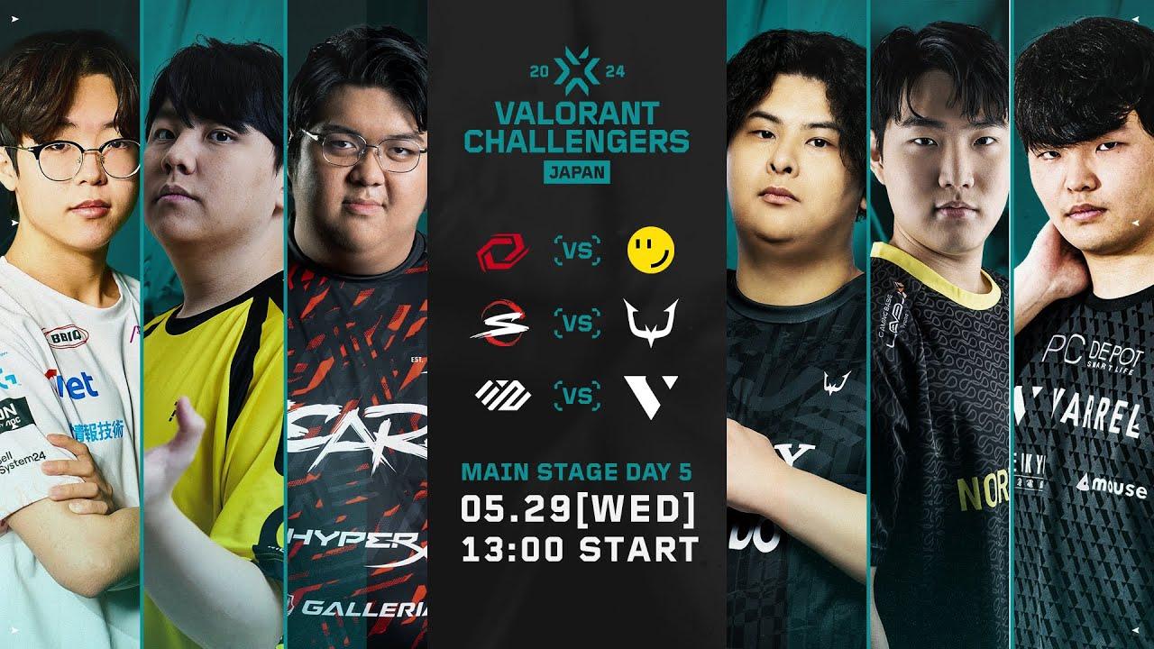 VALORANT Challengers Japan 2024 Split 2 Main Stage Day 5
