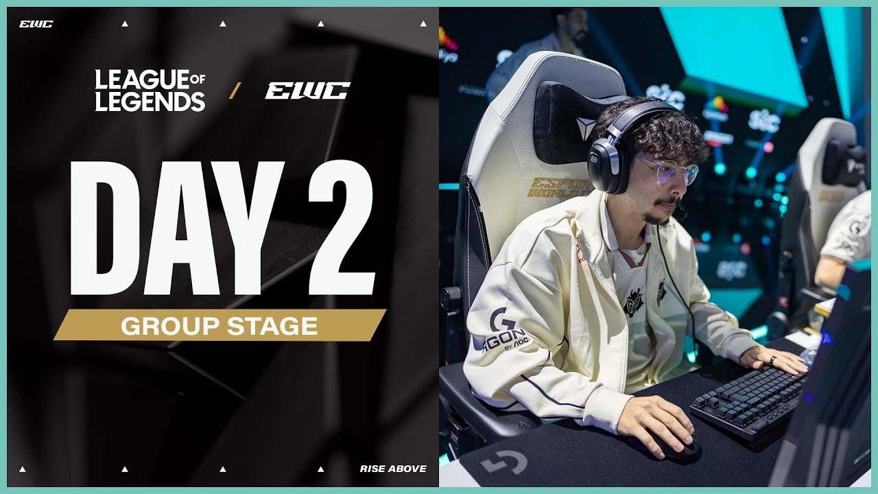League of Legends at EWC 25 - Day 2 - Group Stage & Playoffs