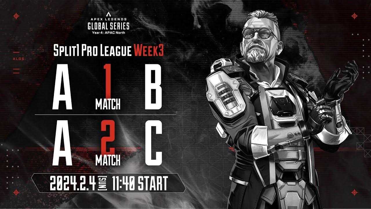 Apex Legends Global Series Year 4：Split1 【APAC North Pro League Week3】