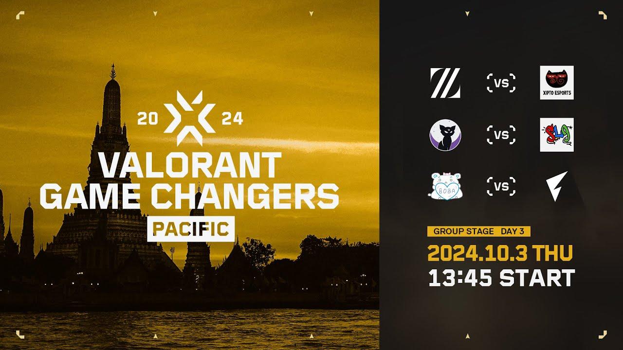 VALORANT Game Changers 2024 Pacific - Group Stage Day 3