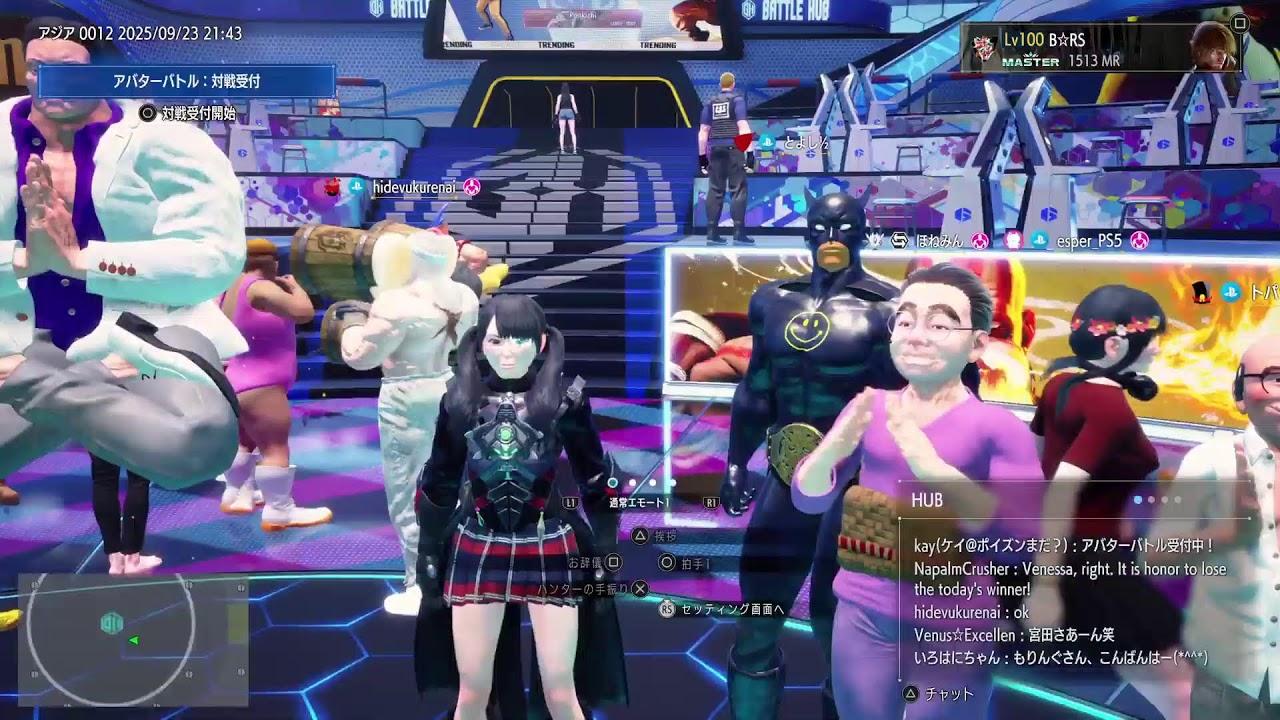 第10回スト６アバターバトルチャンピオン　B☆RS配信　Aブロックはこちら　9/23