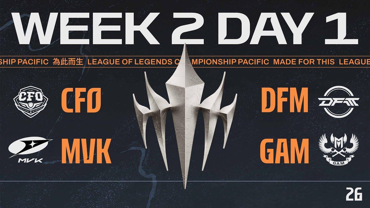 [JP] CFO vs DFM | MVK vs GAM | LCP 2026 Split 1 Regular Season Week 2 Day 1