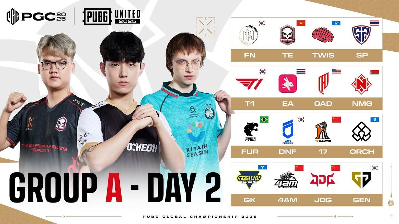 【日本語配信】PUBG Global Championship 2025 グループステージ A グループ DAY 2