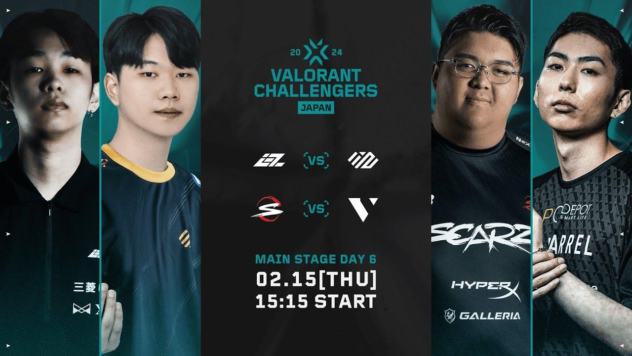 VALORANT Challengers Japan 2024 Split 1 Main Stage Day 6