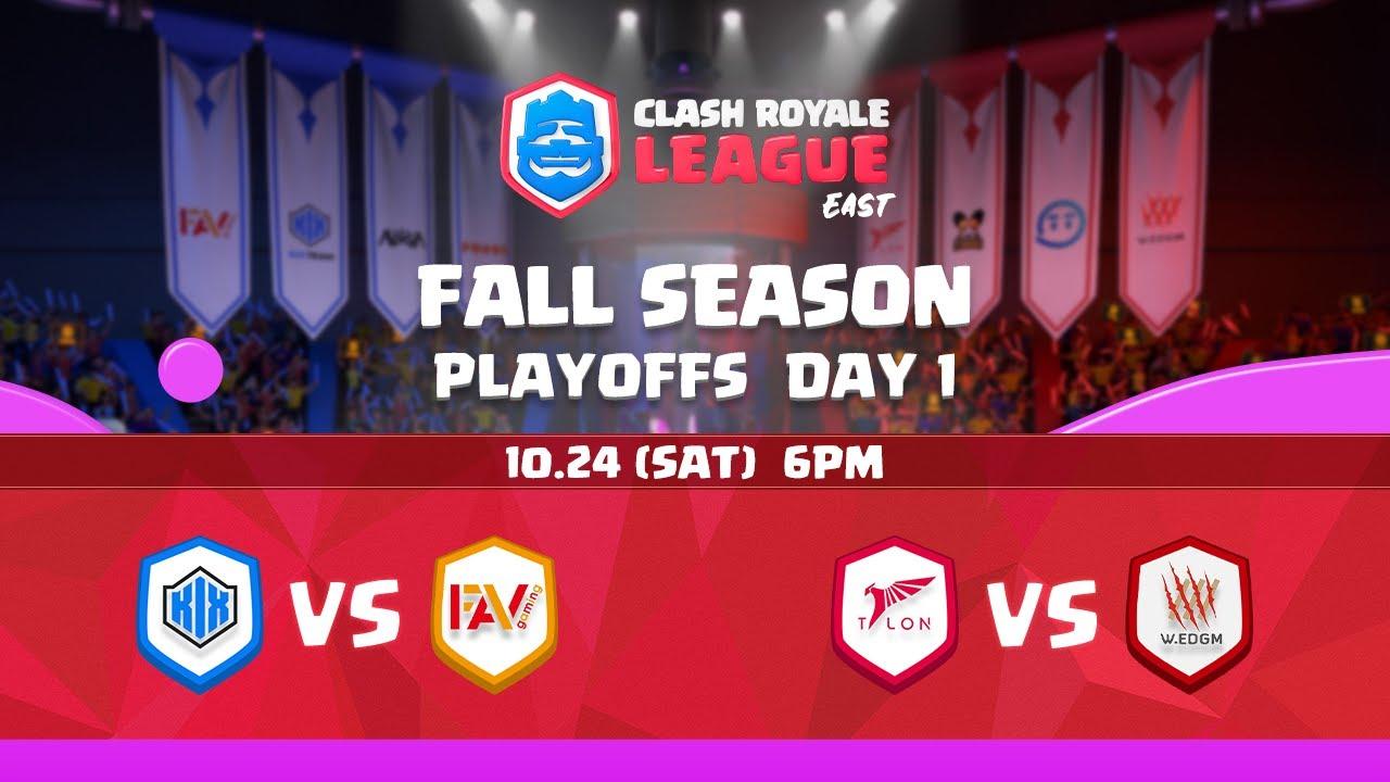 2020 クラロワリーグ イースト フォールシーズン プレイオフ Day1