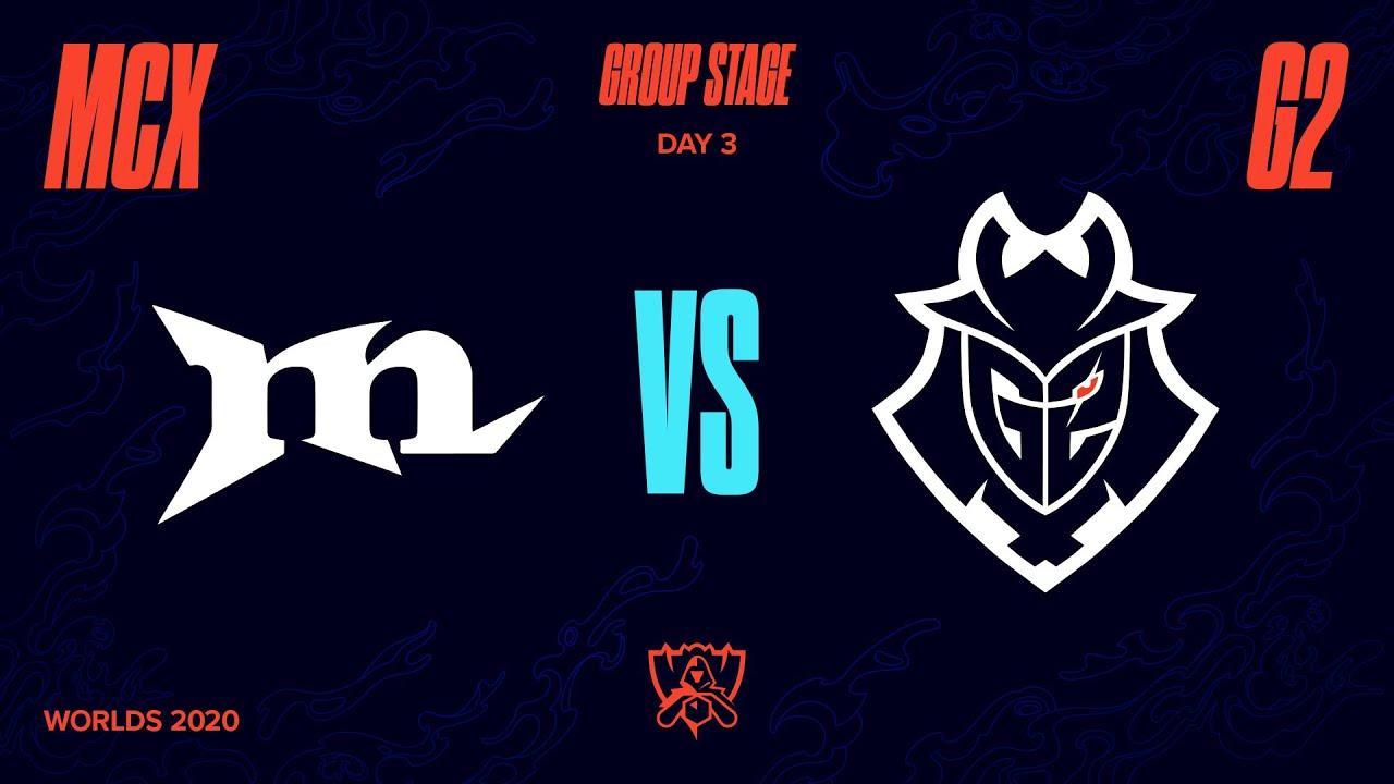 MCX vs G2｜Worlds 2020 Group Stage Day 3 Game 1