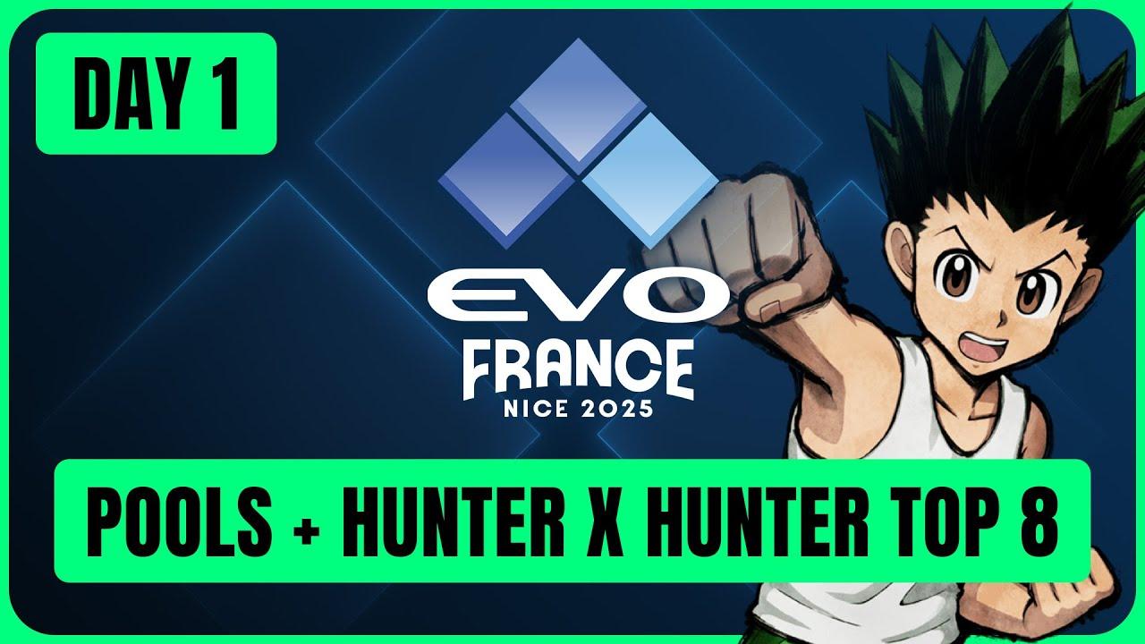 Evo France 2025 Day 1: HUNTER x HUNTER NEN x IMPACT Top 8 -  English Language Stream