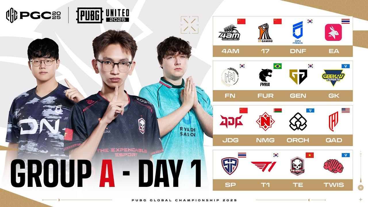 【日本語配信】PUBG Global Championship 2025 グループステージ DAY 1