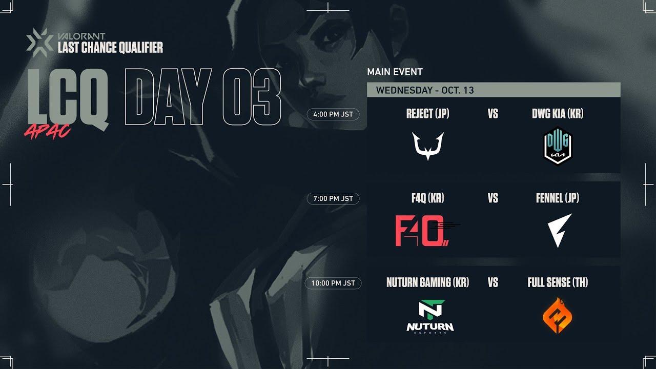 VCT APAC Last Chance Qualifier 2021 Day3