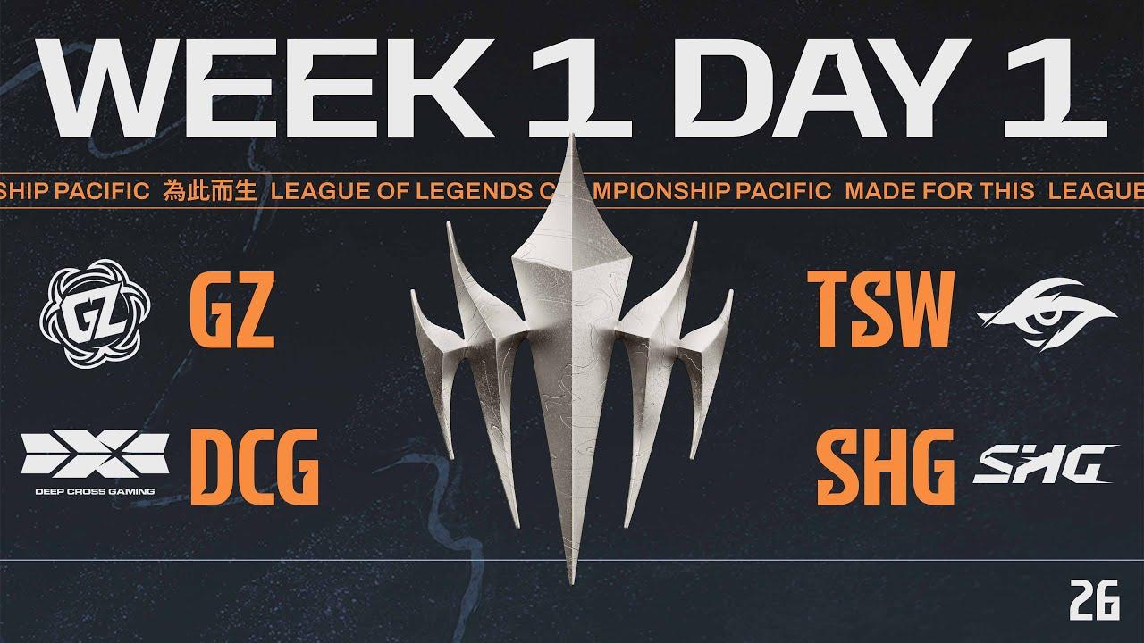 [JP] GZ vs TSW | DCG vs SHG | LCP 2026 Split 1 Regular Season Week 1 Day 1