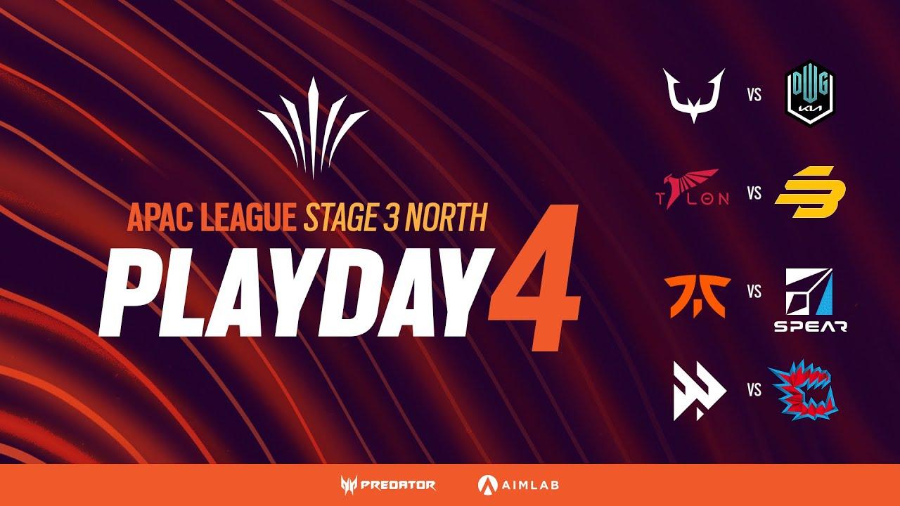 APACリーグ ステージ 3 NORTH Playday 4