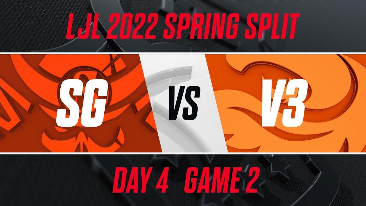 SG vs V3｜LJL 2022 Spring Split Day 4 Game 2