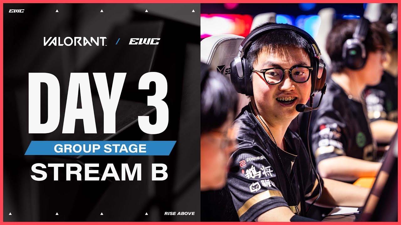 VALORANT at EWC 25 - Day 3 - Group Stage - Stream B