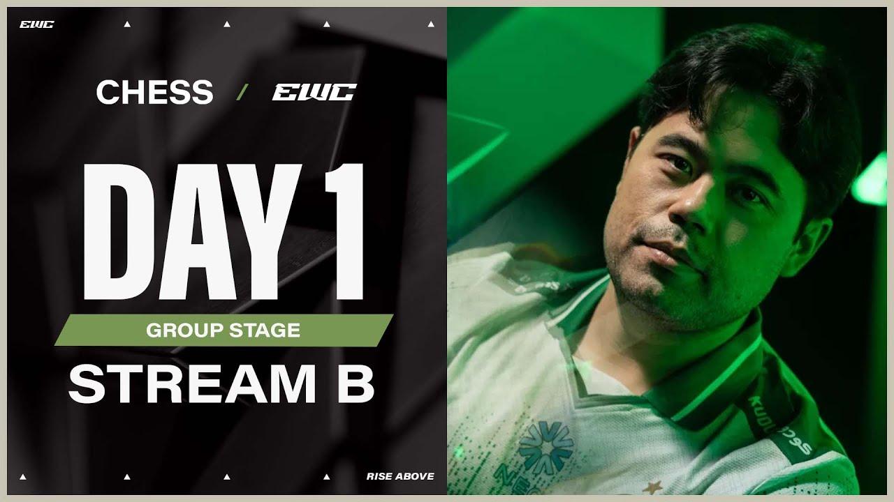 Chess at EWC 25 - Day 1 -  Group Stage - Stream B