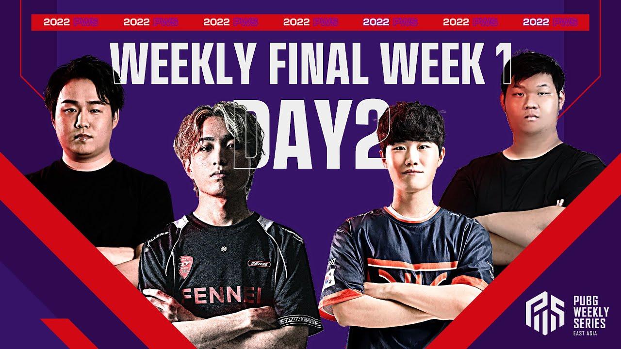 2022 PWS: Phase2 - Week1 Day2 | Weekly FINAL【PUBG】