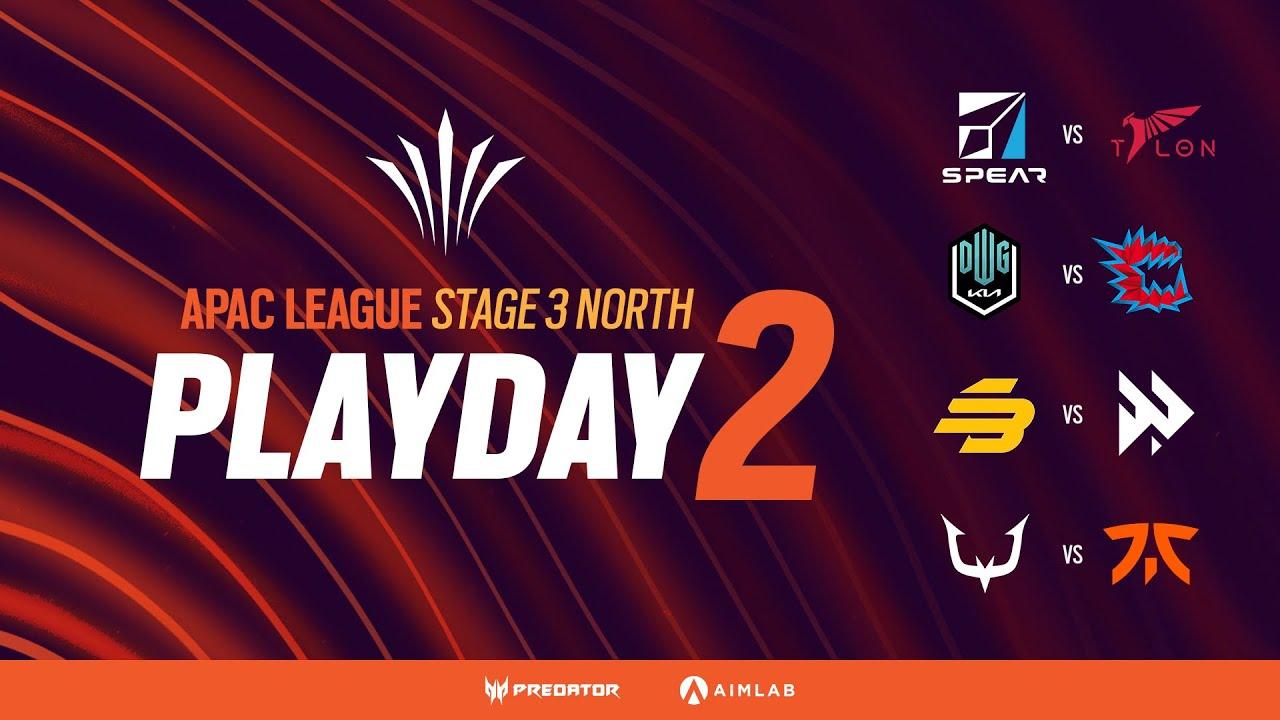 APACリーグ ステージ 3 NORTH Playday 2