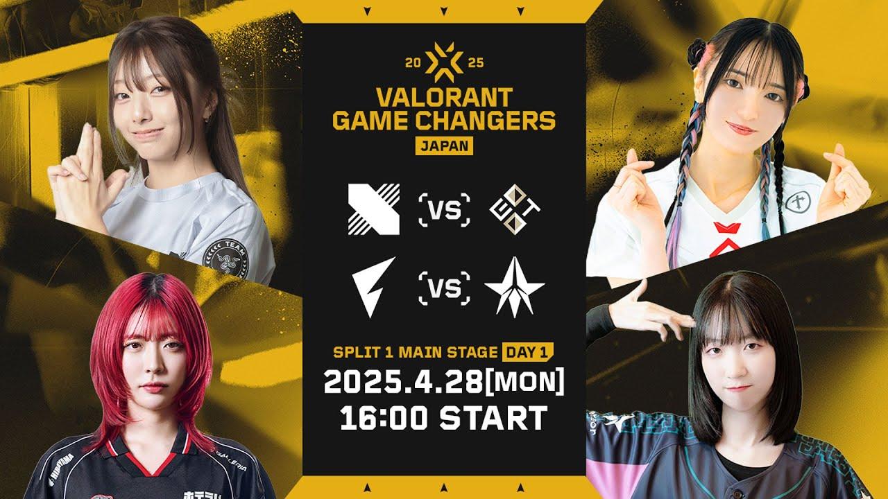 VALORANT Game Changers 2025 Split 1 Main Stage Day 1