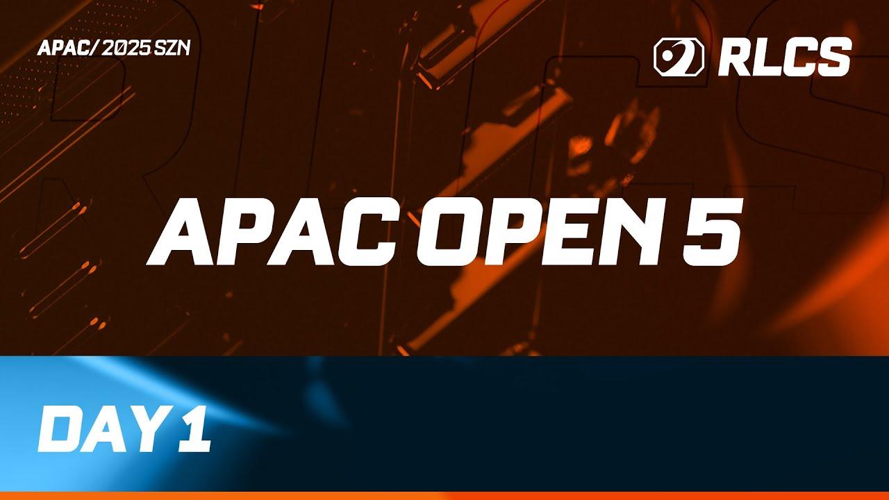 [日本語公式配信] APAC OPEN 5 | DAY 1 | RALEIGH MAJOR | RLCS 2025 [JP]