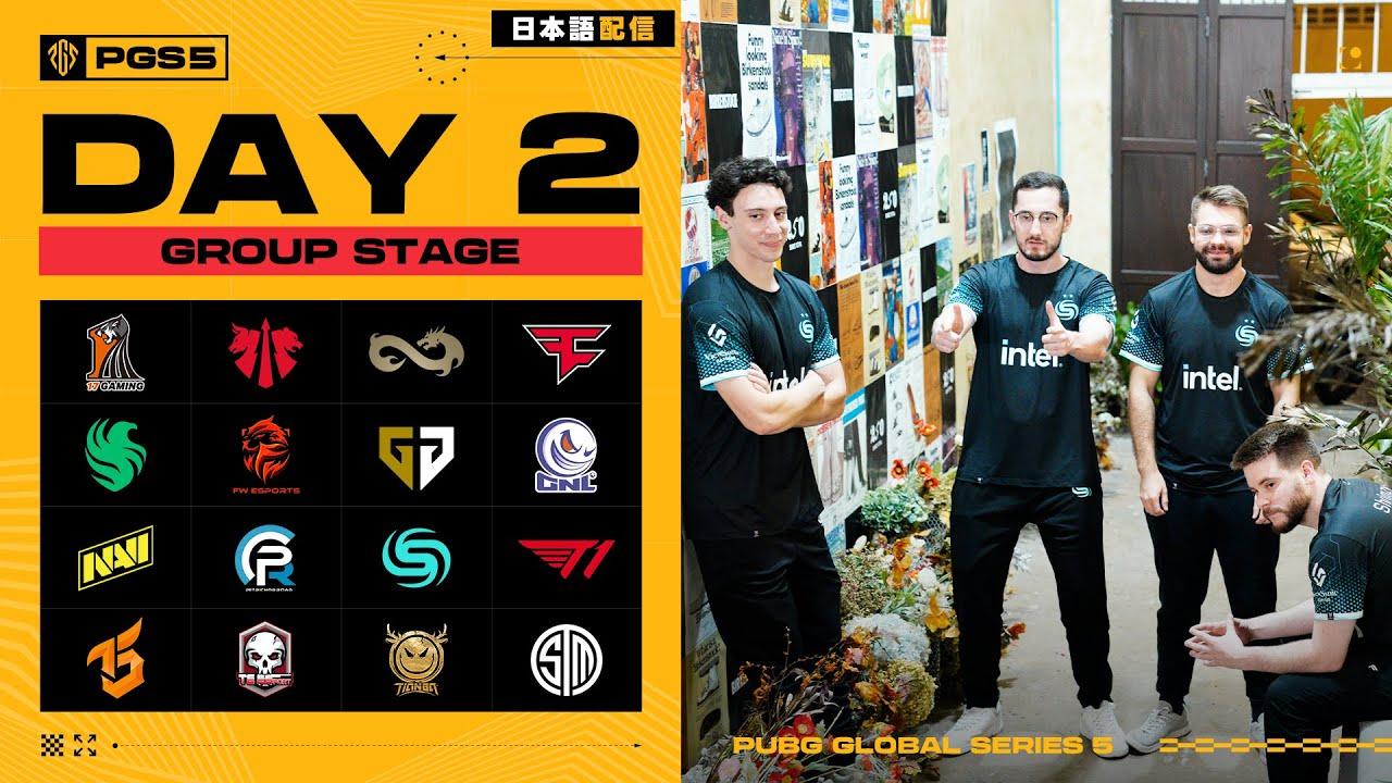 【日本語配信】PUBG Global Series 5 Group Stage DAY 2