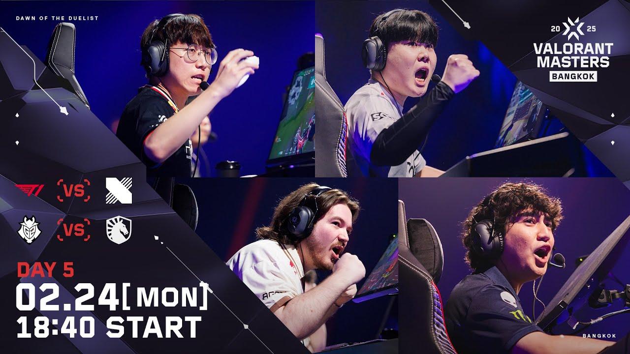 VALORANT Masters Bangkok 2025 - Swiss Stage - Day 5