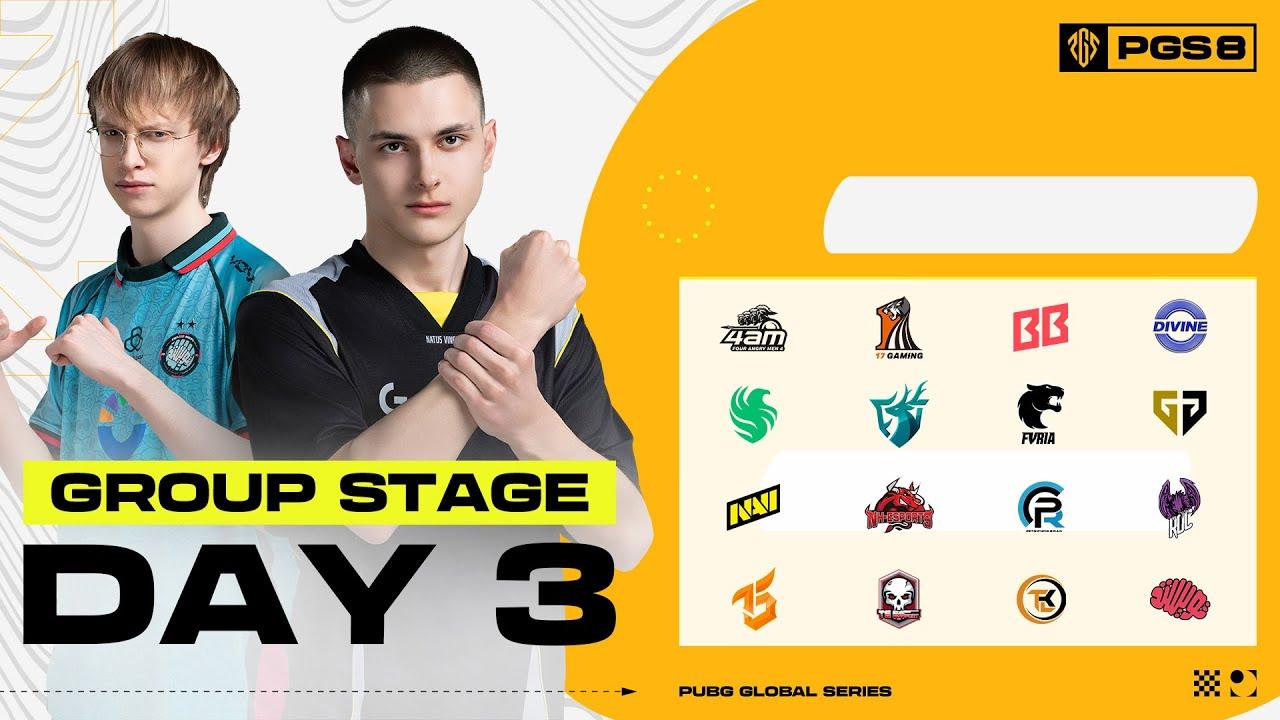 【日本語配信】PUBG Global Series 8 グループステージ DAY 3