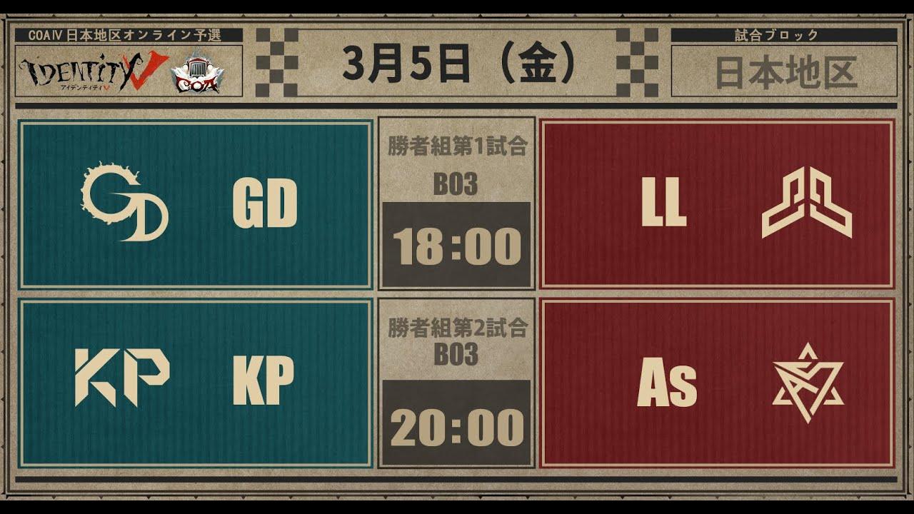 Call Of The Abyss IV ベスト8ダブルエリミネーショントーナメント Day1(COA IV)