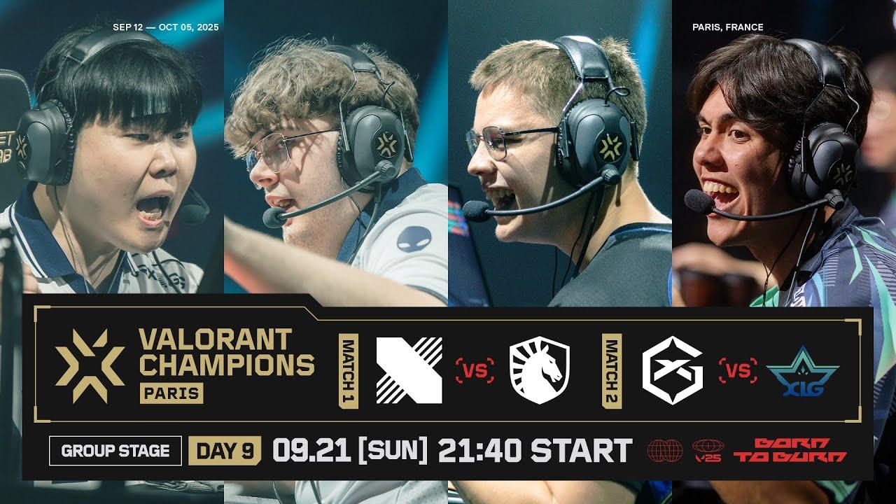 VALORANT Champions Paris — Group Stage Day 9