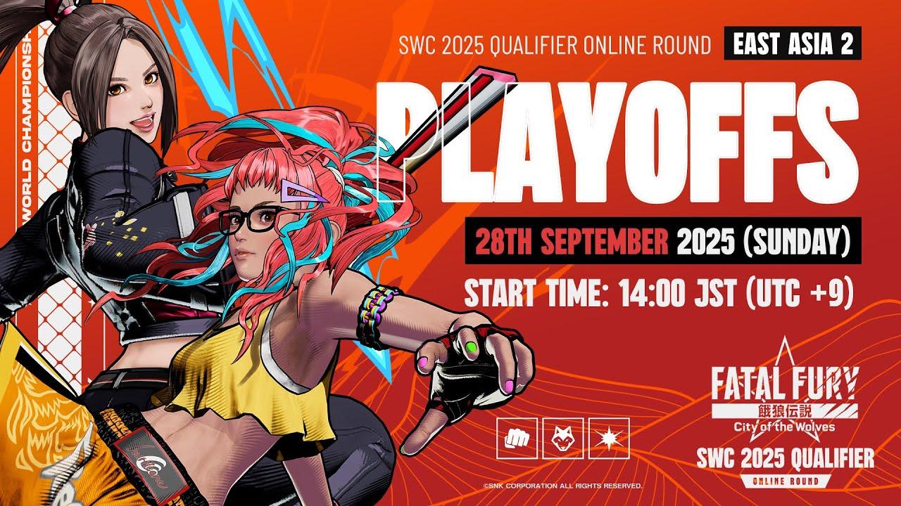 TOP 8 - East Asia 2 Playoffs - Online Round - SNK World Championship 2025