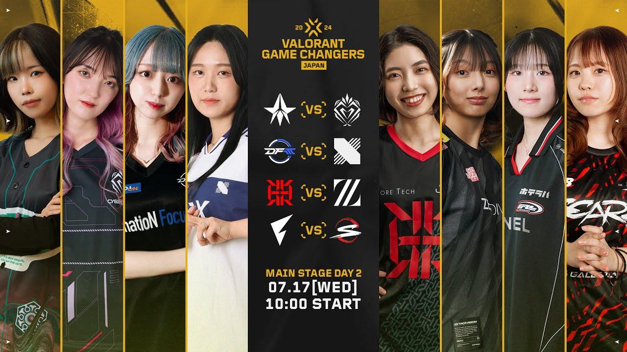 VALORANT Game Changers Japan 2024 Split 2 Main Stage Day 2