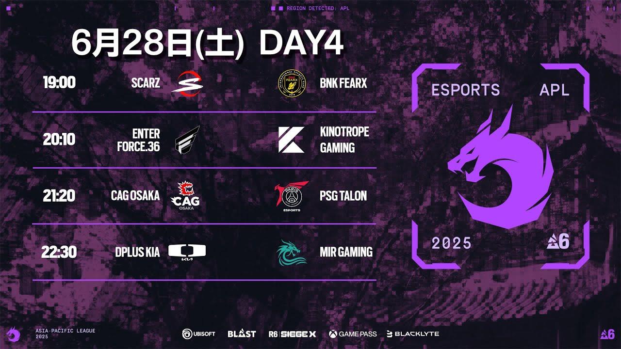 Asia Pacific League Stage 1 Day4 ウォッチパーティ