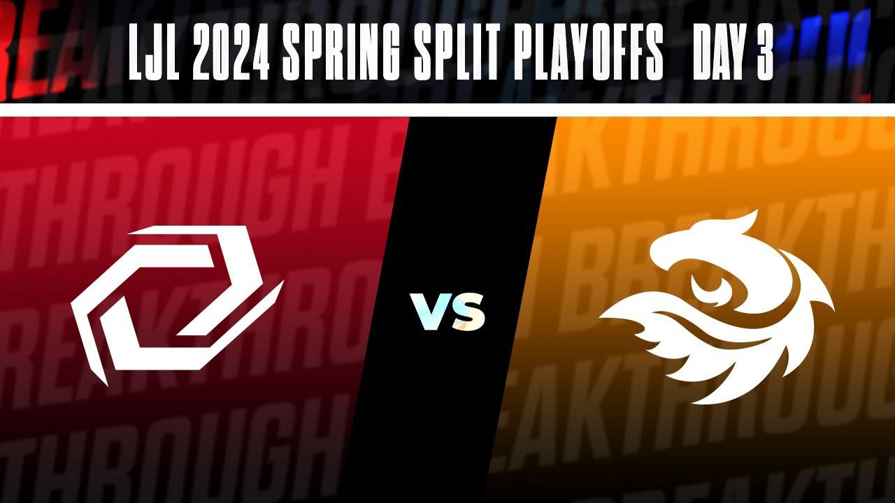 LJL 2024 Spring Split Playoffs Day 3 | SG vs V3 | 3位決定戦