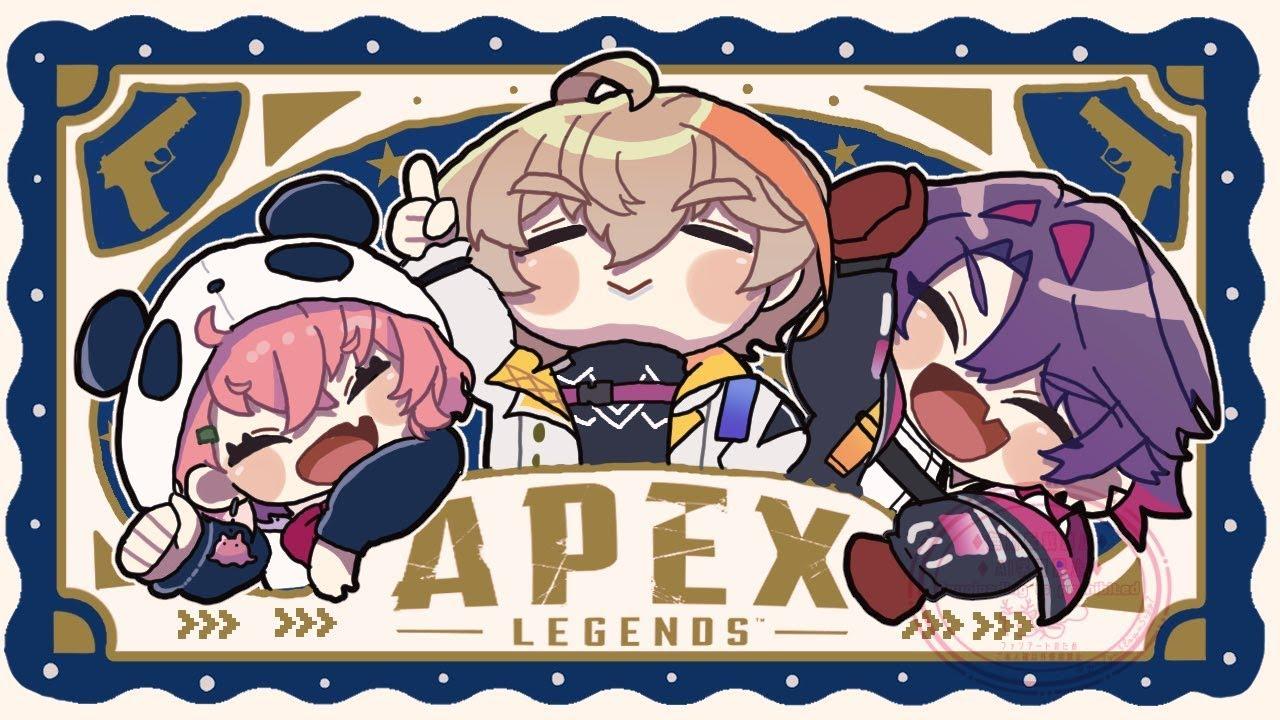 【APEX】ロクフリ練習カスタムw/KNT、さっさ【渡会雲雀/にじさんじ】