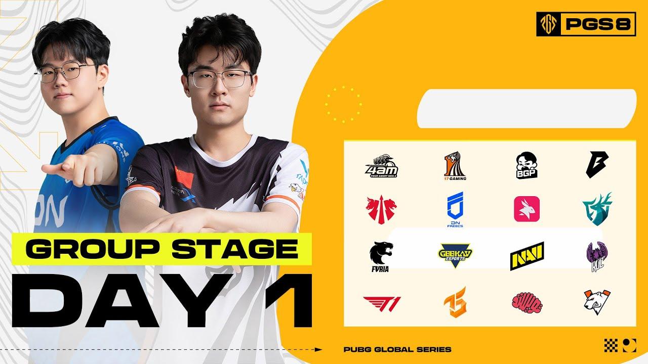 【日本語配信】PUBG Global Series 8 グループステージ DAY 1