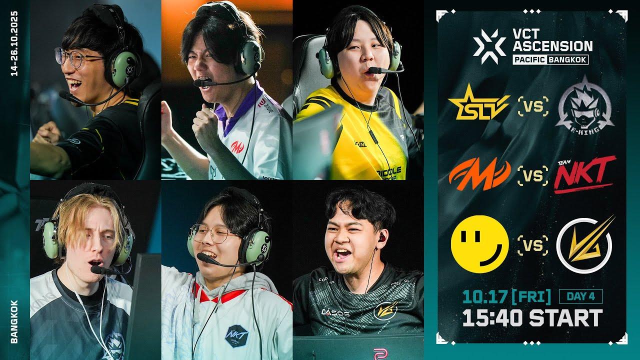 VCT Ascension Pacific Bangkok 2025 - Group Stage - Day 4